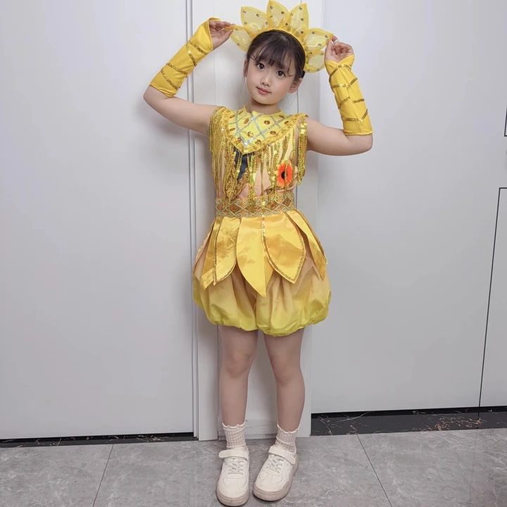 

Детский хорский костюм, костюм для выступлений, детский групповой танец, реквизит для поиска солнечного танца