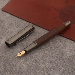 Brand New Wooden 1933 Fountain Pen Wenge Gun Grey Stationery Office School Supplies Ink Pens