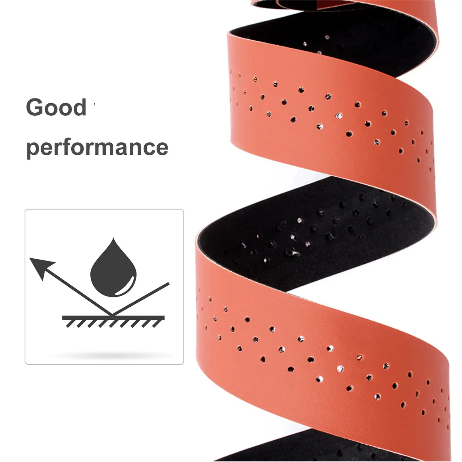 

1 Pc Shock Absorbant Handlebar Tape Adhesive Backing Skid Proof Bike Handlebar Wrapping Strap Vibration Absorbing