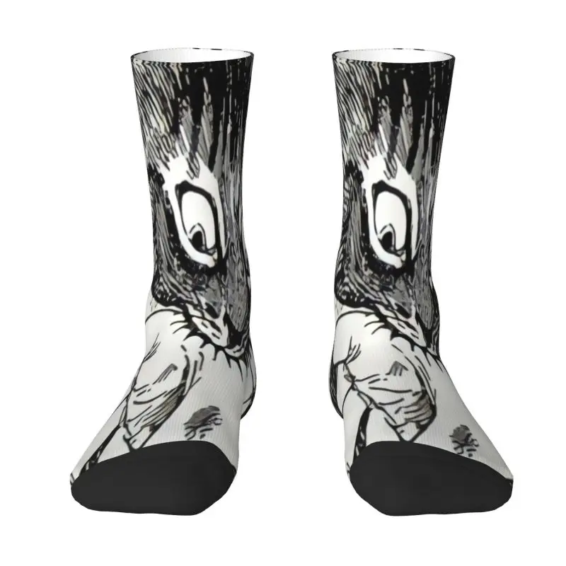 

My Cute Cat Tomie Junji Ito Dress Socks Men's Women's Warm Funny Novelty Japan Horror Manga Crew Socks