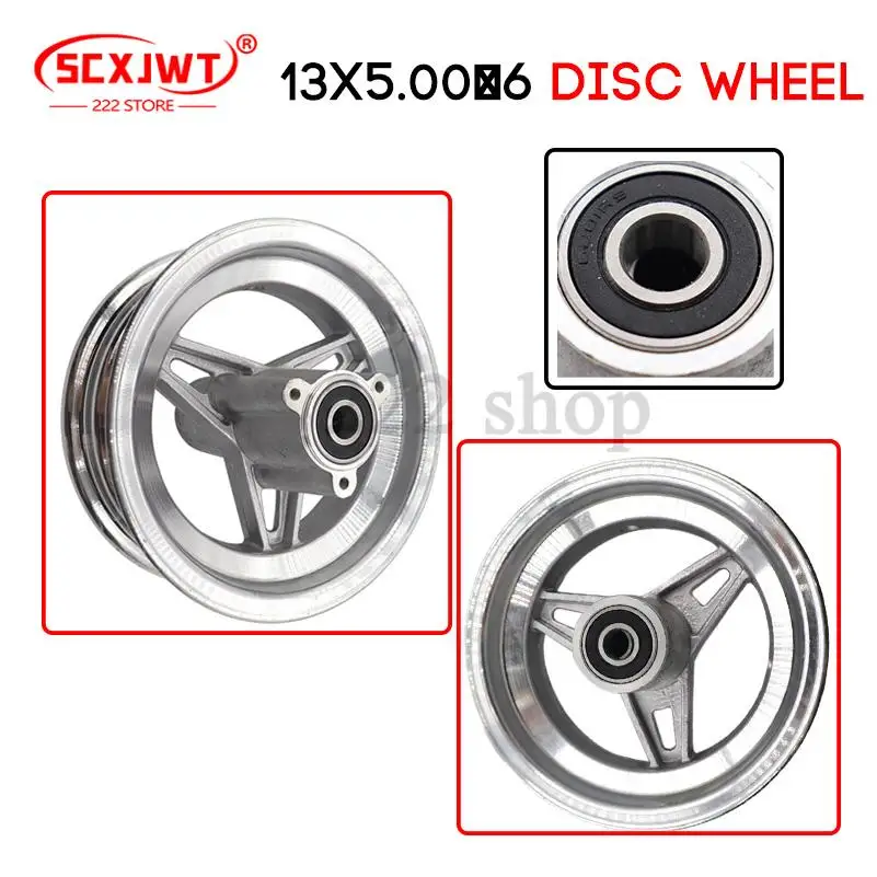 

Good quality 13x5.00-6 inch aluminum rim Kart Four-Wheeled ATV Modified 13x5.00-6 Inch Tires Off-Road Tire Wheel Motorcycle