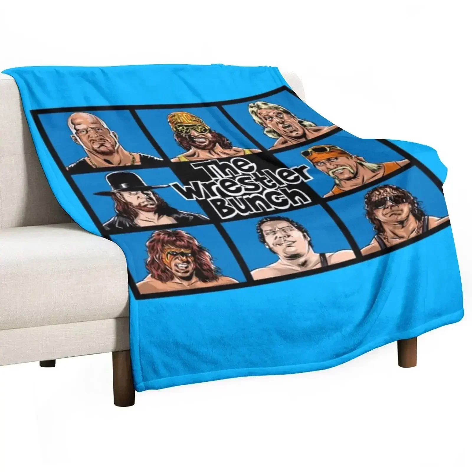 The Wrestler Bunch Throw Blanket Thermal Giant Sofa Cute Plaid Beautifuls Blankets For Baby Quilt Blankets