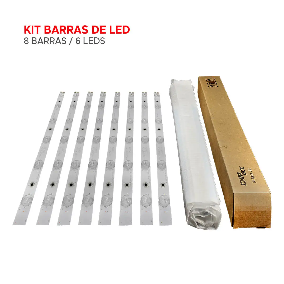 Kit 8 Bars Led Tv Dl4061 (A) F Dl4061 New Warranty