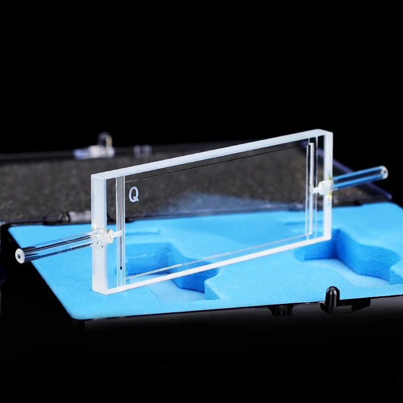 1mm quartz flow cuvette for lab