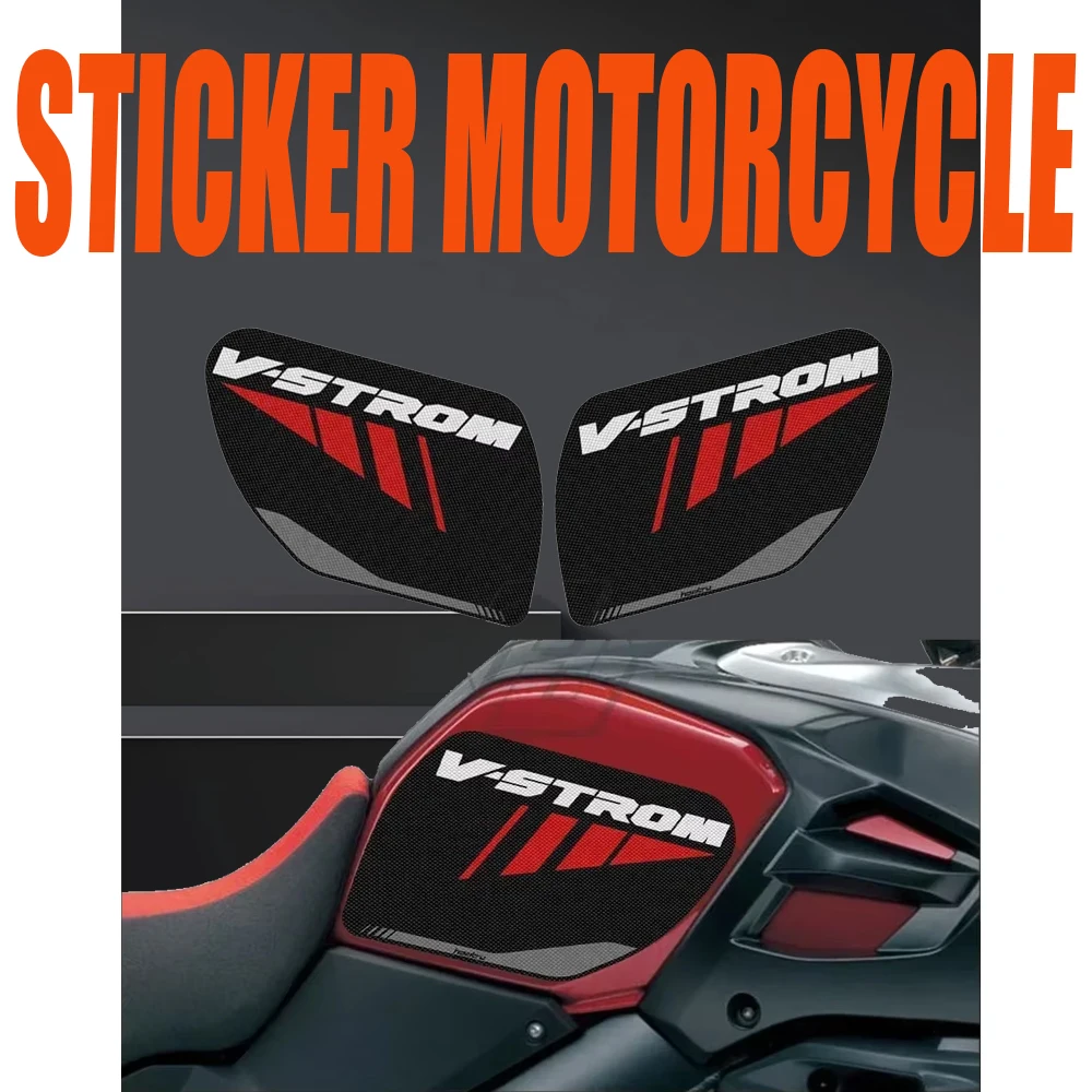 

For SUZUKI V-STROM 1000 XT ABS 2017-2020 Sticker Motorcycle Side Tank Pad Protection Knee Grip Anti-slip Aesthetically decorativ