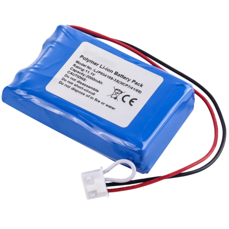 

KA OYO654169-3S POWER Battery for LJP654169-3S 11.1V 2000mAh for Fresenius VP7 INfusia SP7 VP5 EN7s Syringe Pump Battery