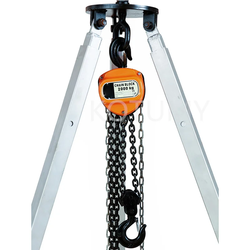1/2/3Ton Hand Hoist Chain Hoist Triangle Manual Operated Crane For Lifting Upgraded Chain Block
