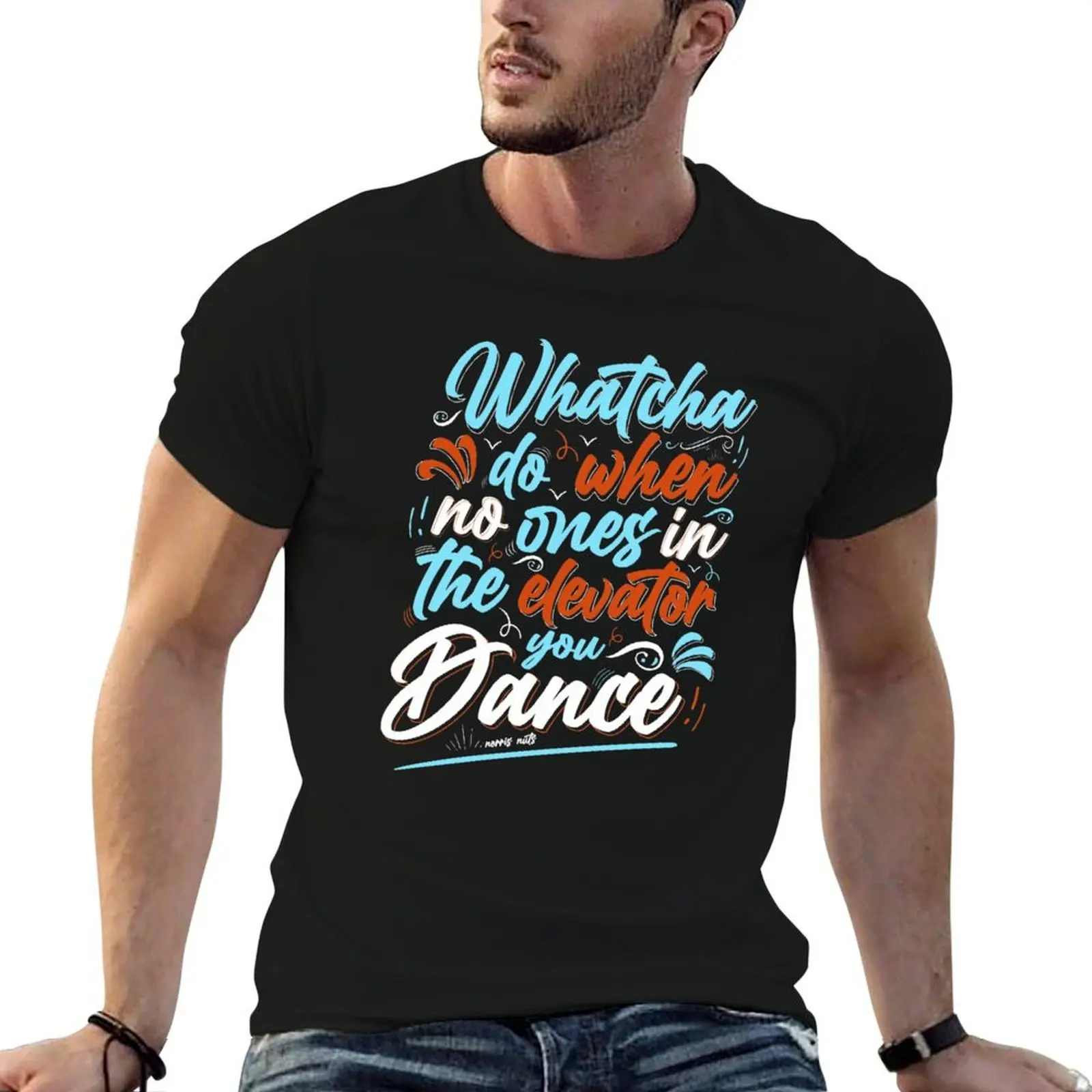 

Norris Nuts Modern Typography T-Shirt t shirts for man cotton soft t shirts designer T-Shirt