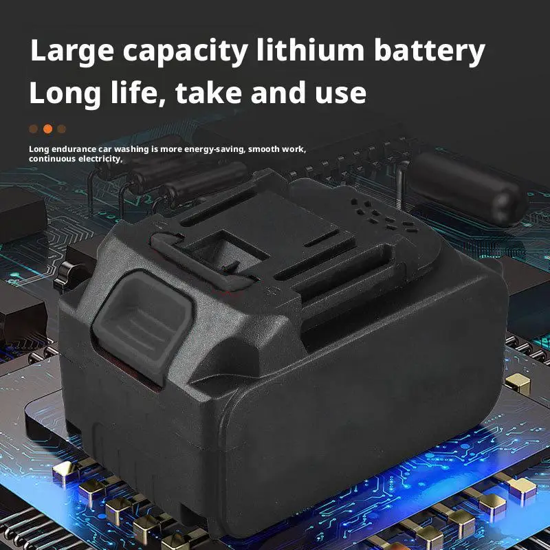 

Беспроводной пистолет для мойки автомобилей высокого давления, домашний небольшой автоматический аккумуляторный шланг, мойка с водой, литиевый инструмент для чистки автомобиля Z5e1