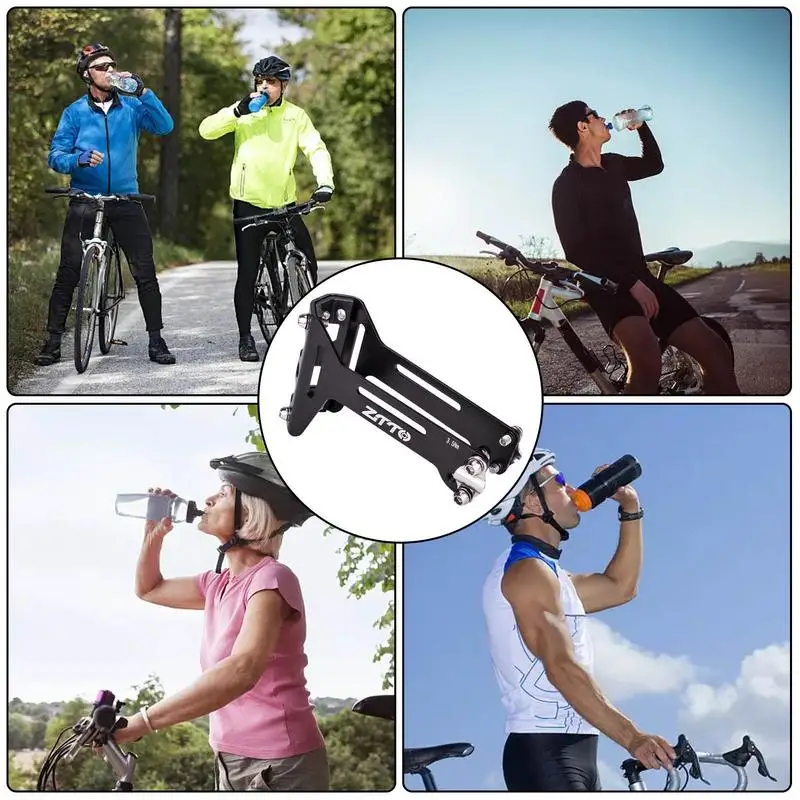 Bike Bottle Holder Extension Cage Racket Kettle Stand Seat Holder Mount Lightweight Durable Water Bottle Cage Extension Rack For