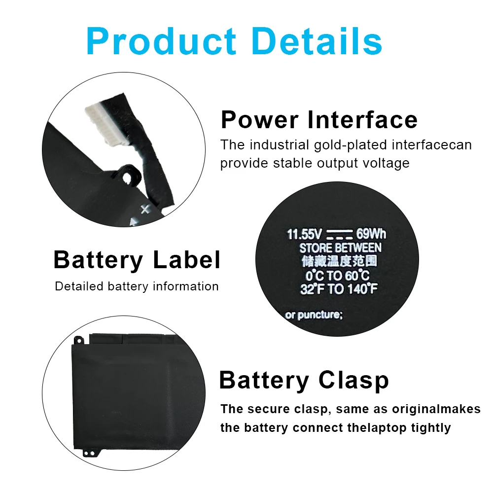 New PG06XL PG06069XL Laptop Battery For HP Omen 15-DH000 15T-DH000 15-DH1019NR Omen 5 Air 15-dh0006TX PRC 15-dh0153TX L48431-2C1