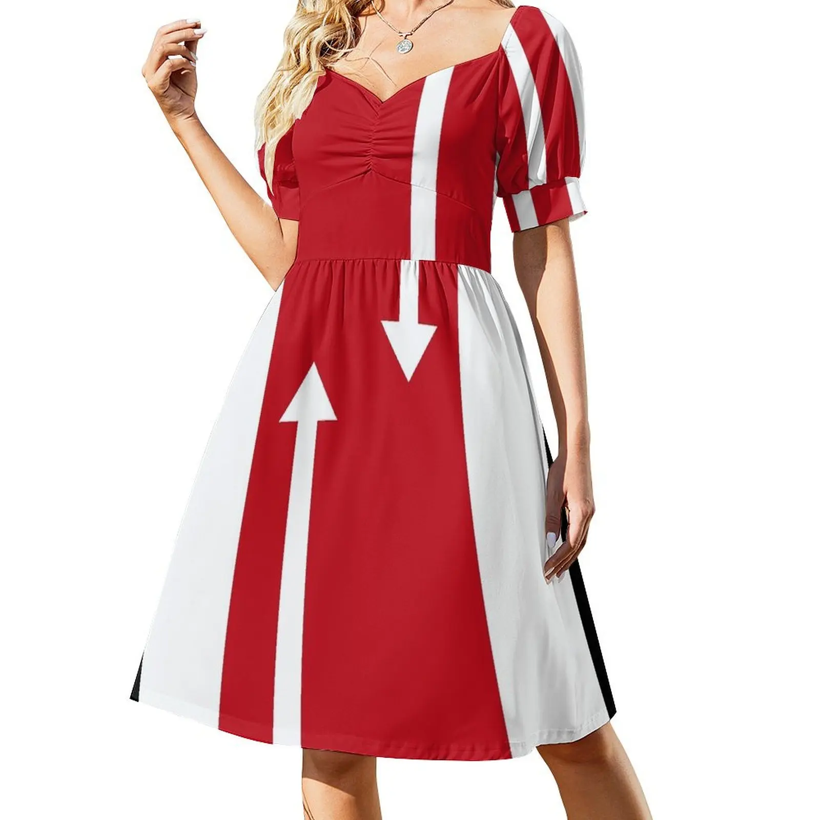 

Stylish 60s Mod Arrows Mondrian Short Sleeved Dress dresses for special events festival outfit women Dress