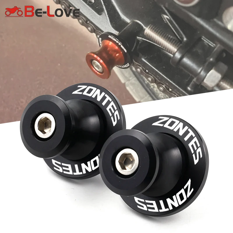 For Zontes Shengshi ZT310X 310T 310V ZT310R G1 125 ZT125 ZT125U Motorcycle Accessories M8 Swingarm Spools Slider Stand Screw