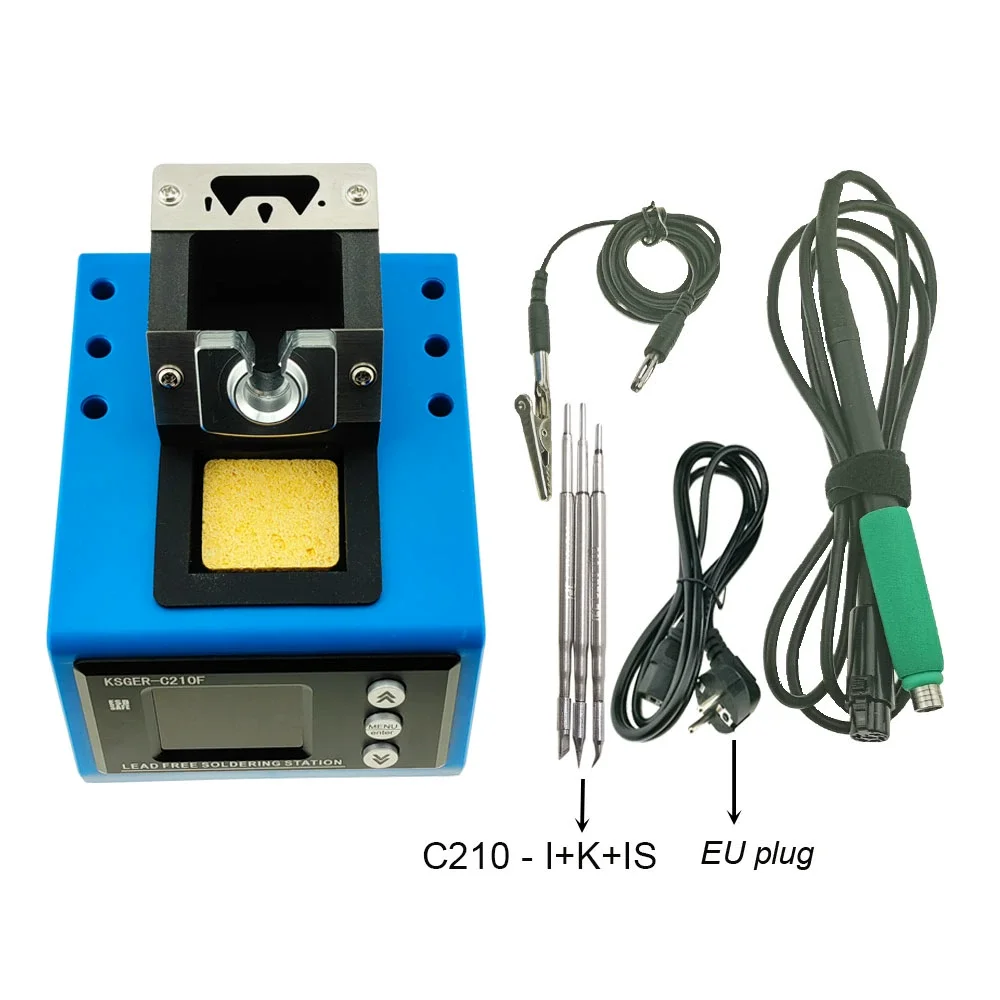 KSGER C210 محطة لحام الحديد لنصائح JBC خالية من الرصاص النوم التلقائي أدوات لحام التدفئة السريعة مقبض 85 واط قوة التدفئة السريعة