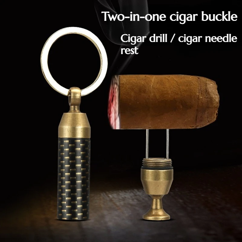 

Luxury and High-end Multi-functional Cigar Cutter Cigar Hole Puncher Portable Alloy Hole Opener Cigar Accessories