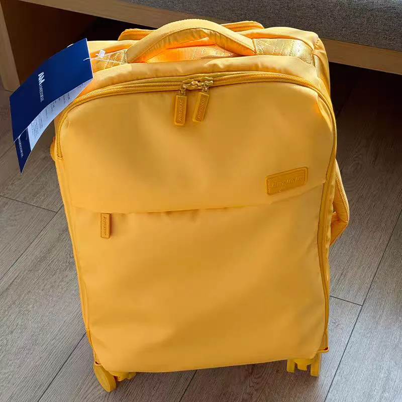 

Ultra-Light Ox Fabric Lage 20-Inch Carry-On Spinner Wheels Silent Travel Suitcase Faionable ex Zipper Closure