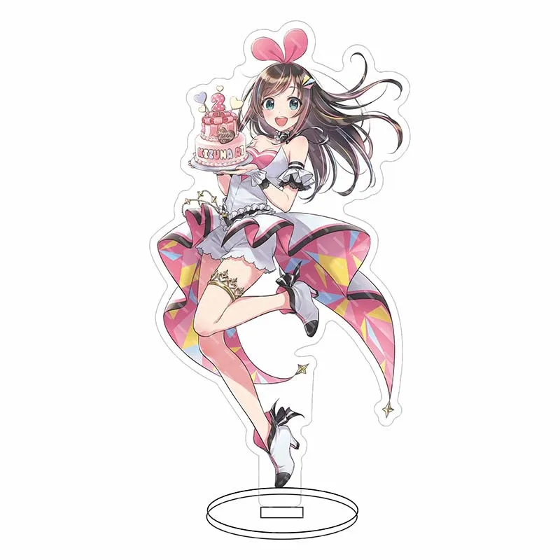 HOLOLIVE Vtuber white blowing snow summer color Festival Akai Heart Dashen acrylic Dastand tabletop decoration sample display