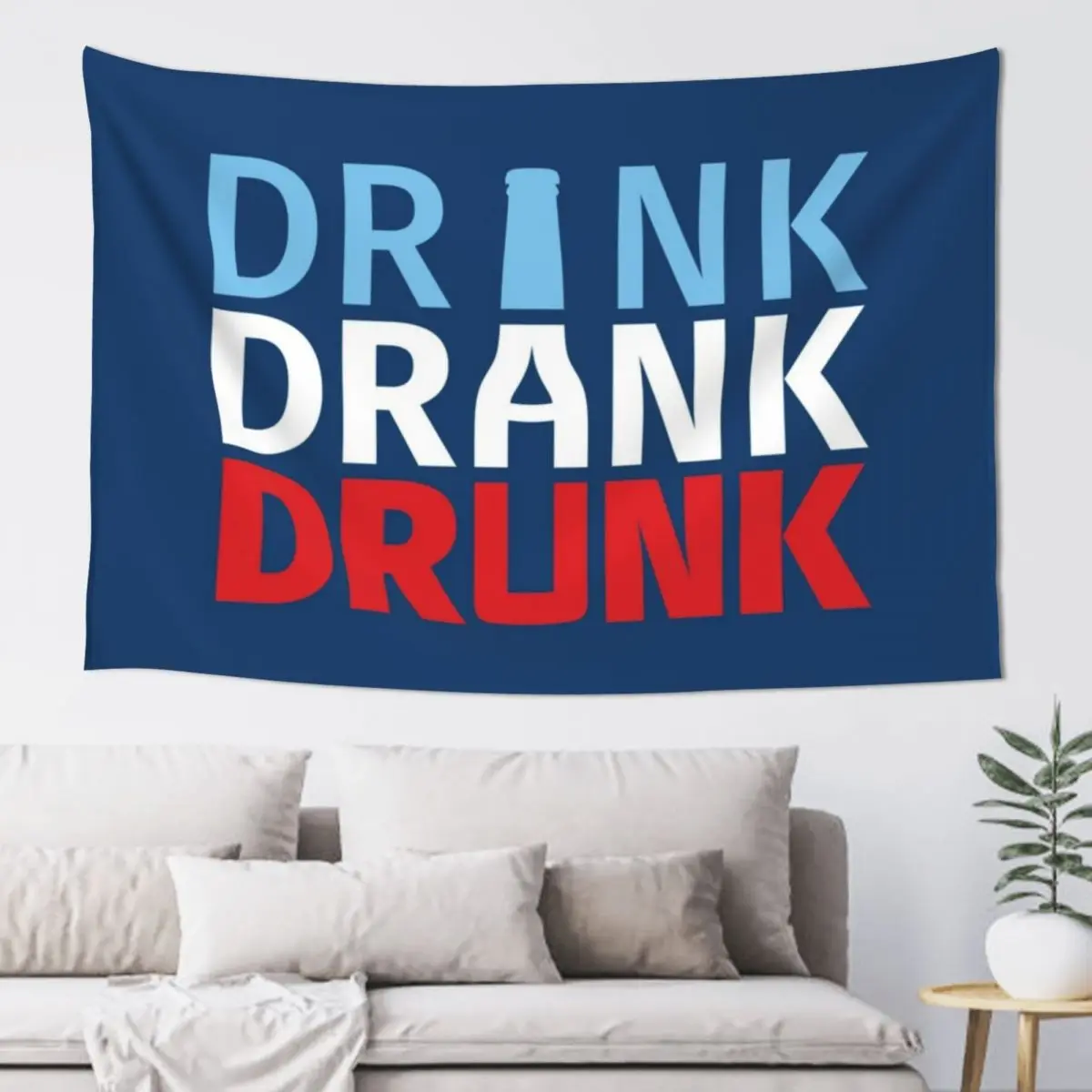 

Drink Drank Drunk Tapestry Decoration For Bedroom Bathroom Decor Tapestry