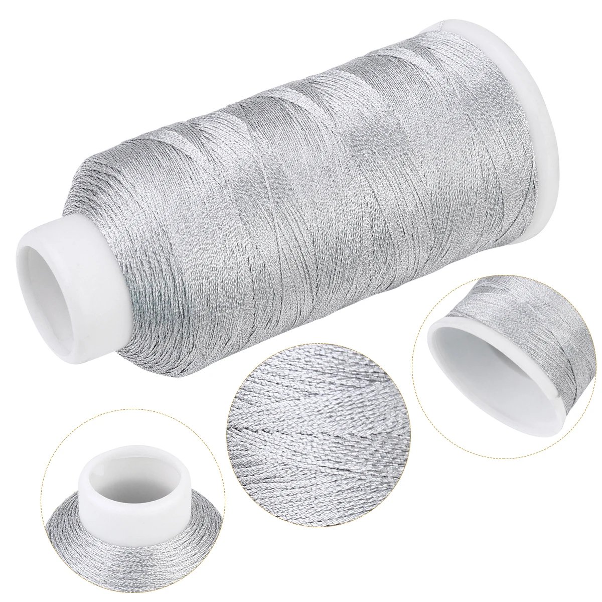 

High Quality 6 Strands Nylon Silk Threads Sturdy Ideal Quilting Carpet Dress Jewelry Long Spools Cone Sewing Line Roll