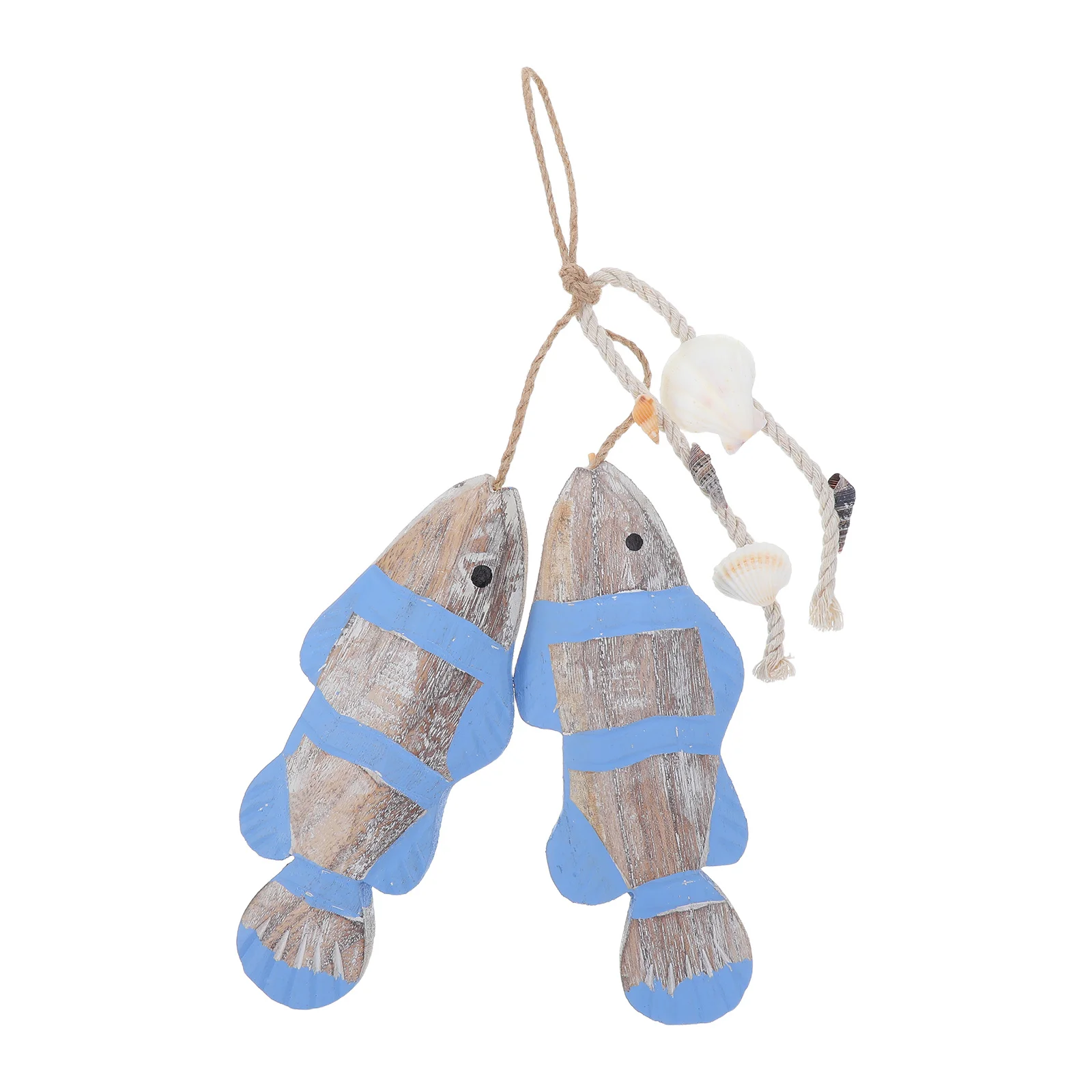 

Wooden Fish Sculpture Hand Carved Wall Art Mediterranean Nautical Decor For Coastal Home Bathroom Bedroom Lake Hanging