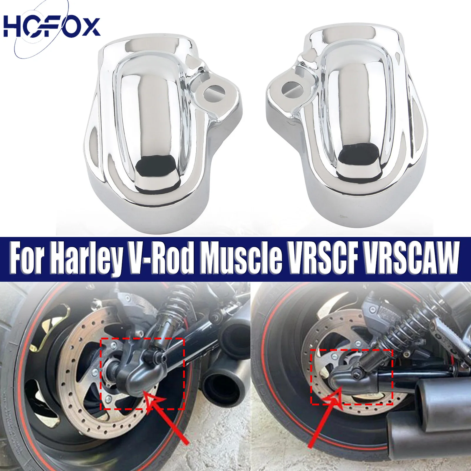 

Motorcycle Rear Axle Cover Nut Bolt Cap Kit For Harley V-Rod Muscle VRSCF VRSCAW
