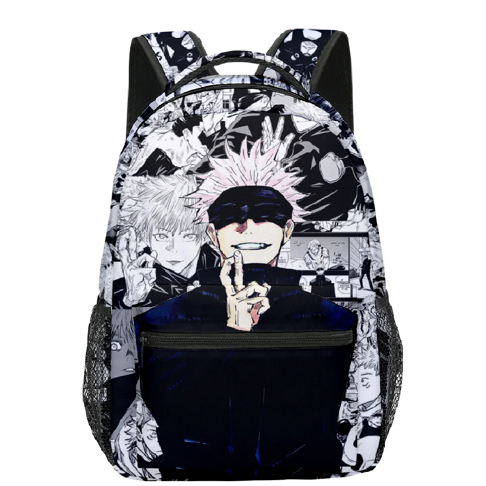 Anime Gojo Satoru Backpack for Men Women Fashion Student Hiking Travel Daypack Anime Manga Laptop Canvas Bags Sports