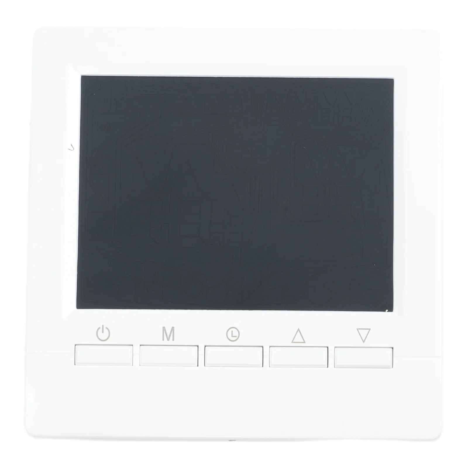 1 Piece Programmable Digital LCD Thermostat 5+2 Day Heating Temperature Controller For Boiler Floor Heating System White