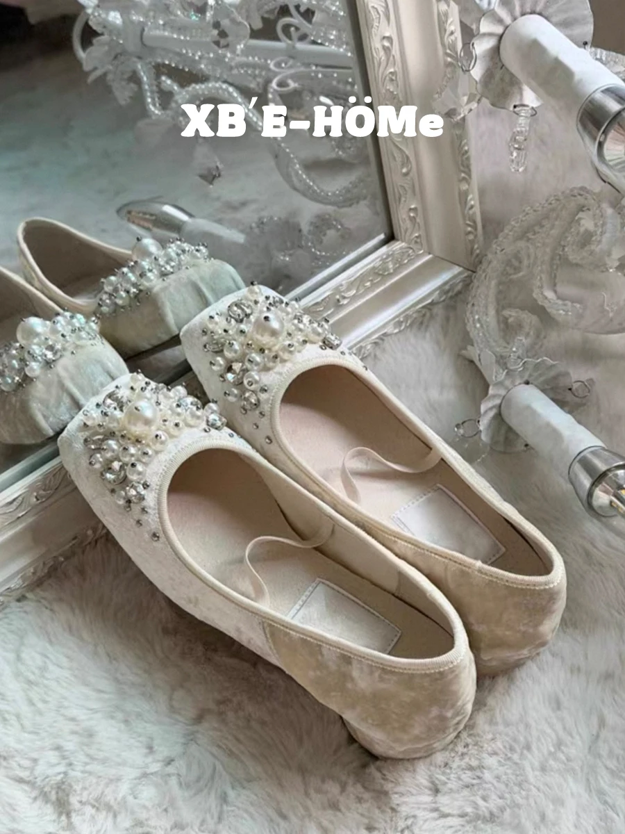 retro-diamond-embellied-chunky-heel-ballet-flats-women's-spring-autumn-casual-mary-jane-oes-square-head-slip-on-oes