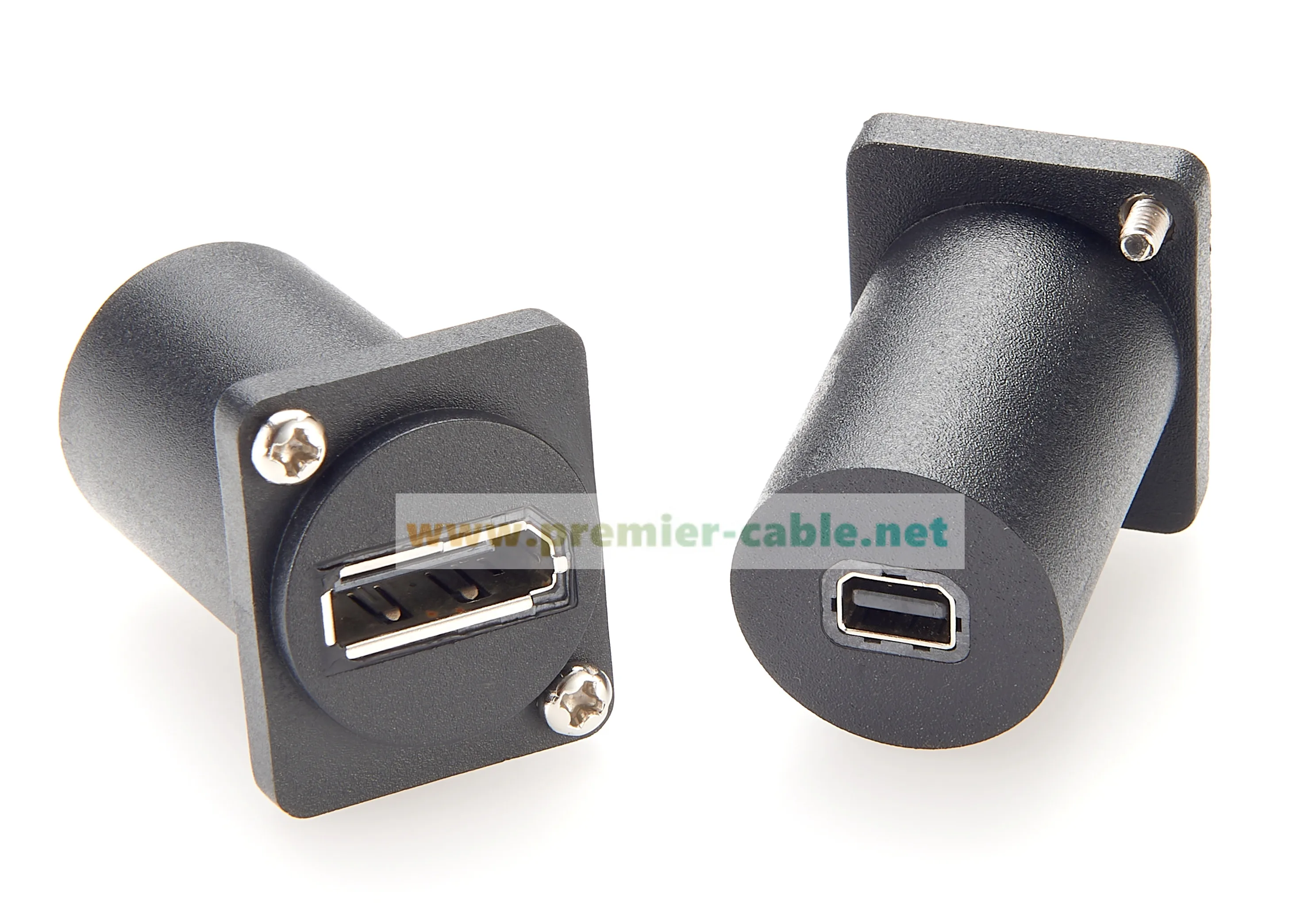 D-Typ DP zu Mini DP Durchgangsadapter 4K@60Hz Displayport 1.2 Buchse zu Buchse Gehäusemontage-Schottadapter für Monitore – Detail 3