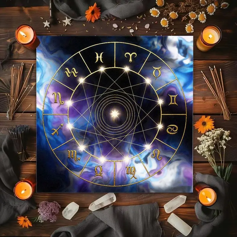 Constellations Planets Star Patterns Geometric Altars Tarot Cards Tablecloths Wika Astrology Divination Ceremony Mats