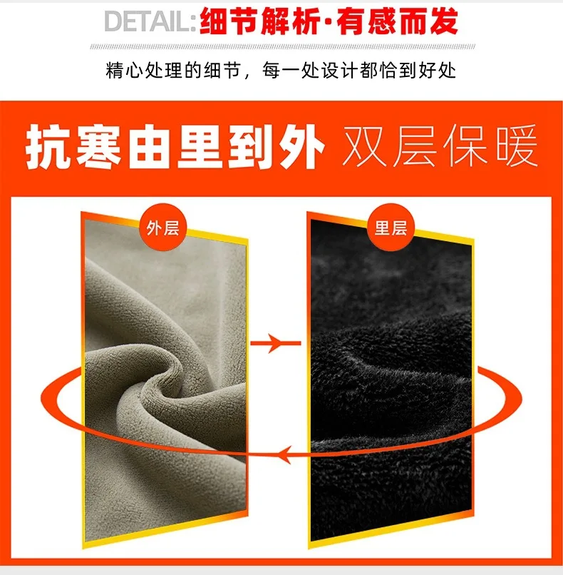Men's Stand up Collar Fleece Jacket Thick Casual Wear Coat for Autumn Winter Comfortable Warm Stand up Collar Fleece Jacket