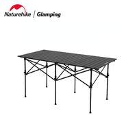 Naturehike Aluminum Alloy Telescopic Table Outdoor Camping Portable Picnic Barbecue Table Folding Table