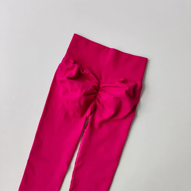 Women's High-Waist Seamless Sports Leggings Hip Lifting Push-Up Yoga Fitness Gym Clothing Tights Pants