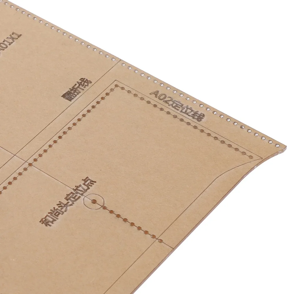2pcs Clear Acrylic DIY Template Craft Tool Stencil Pattern Envelope Bag Template Template Set Acrylic Clear Stencil Template