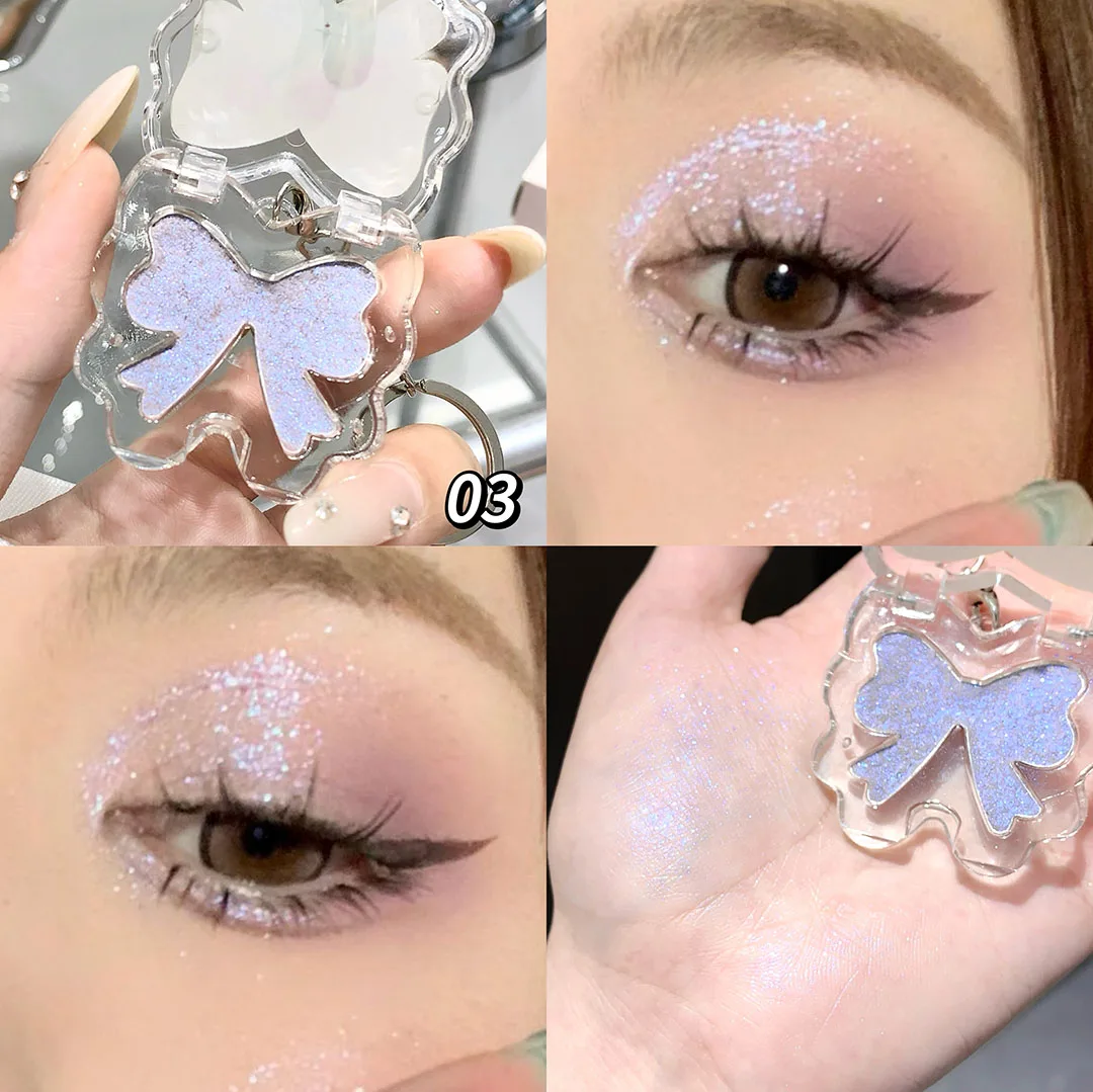 Cappuvini Glitter Eyeshadow Pearl Creamy Long Lasting Waterproof Sparkle Pigmented Makeup Pallette 2024 New Free Shipping