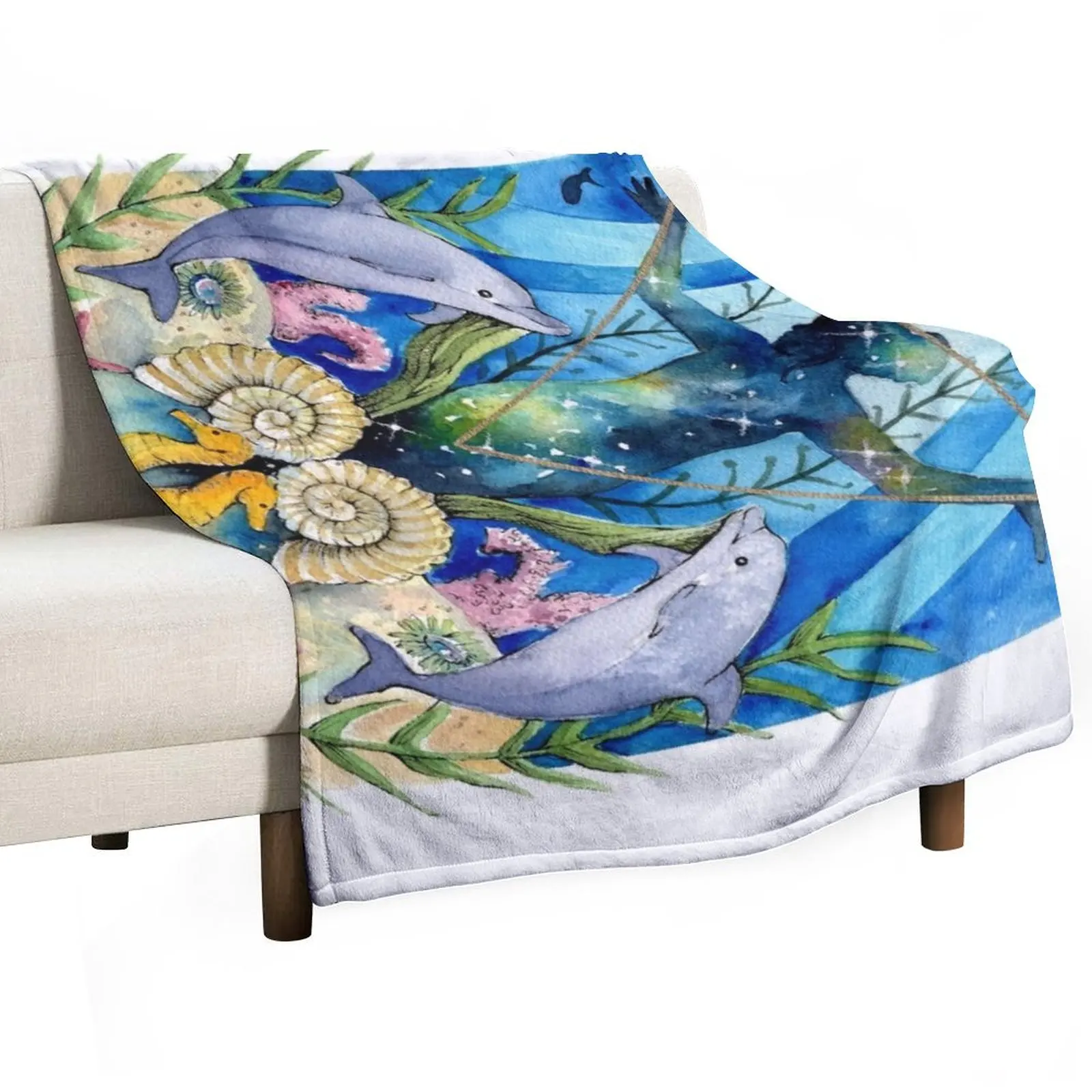 

Water Elemental Spirit Throw Blanket sofa bed Blankets Sofas Of Decoration Blankets