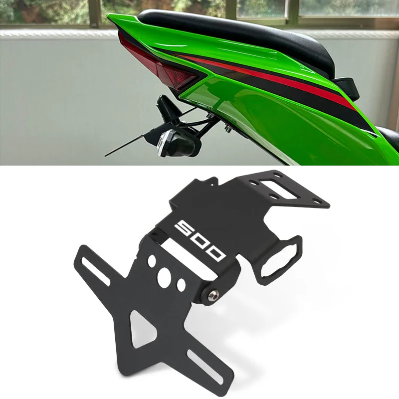 Motorcycle Rear Tail Tidy Fender Eliminator Registration License Plate Holder Bracket For NINJA 500 Z500 SE For NINJA500 2024-25