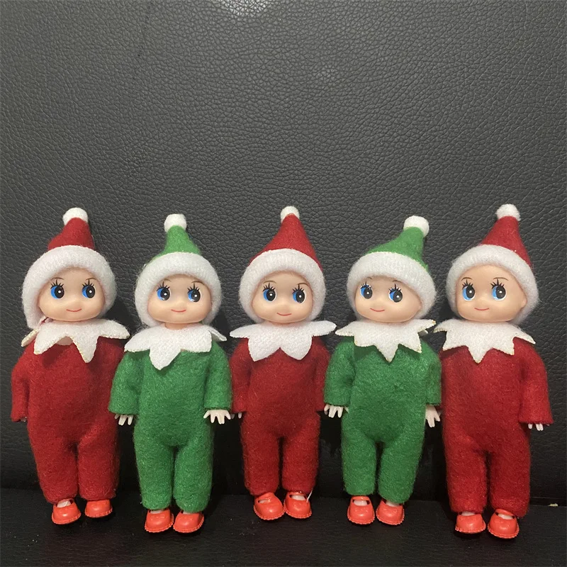 2023 Merry Christmas Bookshelf Elf Dolls Christmas Decor for Home Xmas Ornaments Gift Navidad Party Supplies Happy New Year 2024