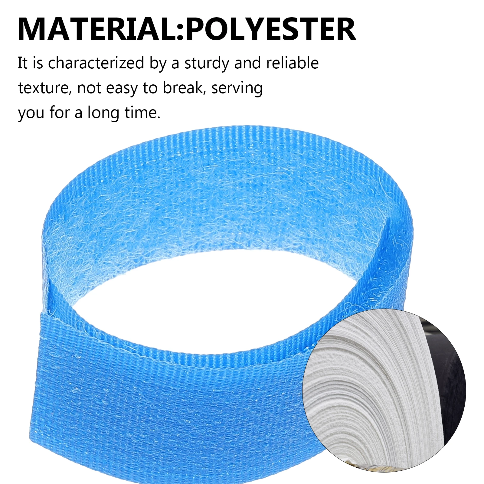 

50pcs Colored Cable ganizer Hook Loop Wire Ties Durable Polyester Reusable Arrange Wires Cord Keeper Zip Ties Compatible Most