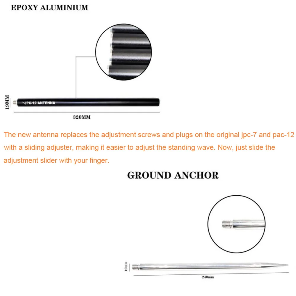 Imagem -06 - Antena Portátil para Radioamador Regulador ao ar Livre Multi Banda hf de Ondas Curtas gp 7mhz50mhz 100w Qrp