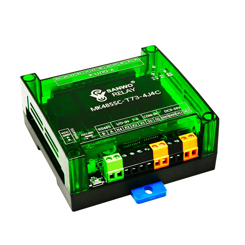 4-channel tk73-4j4c control switch input RS485 electromagnetic communication relay module 833-1c-c 12V / 24V