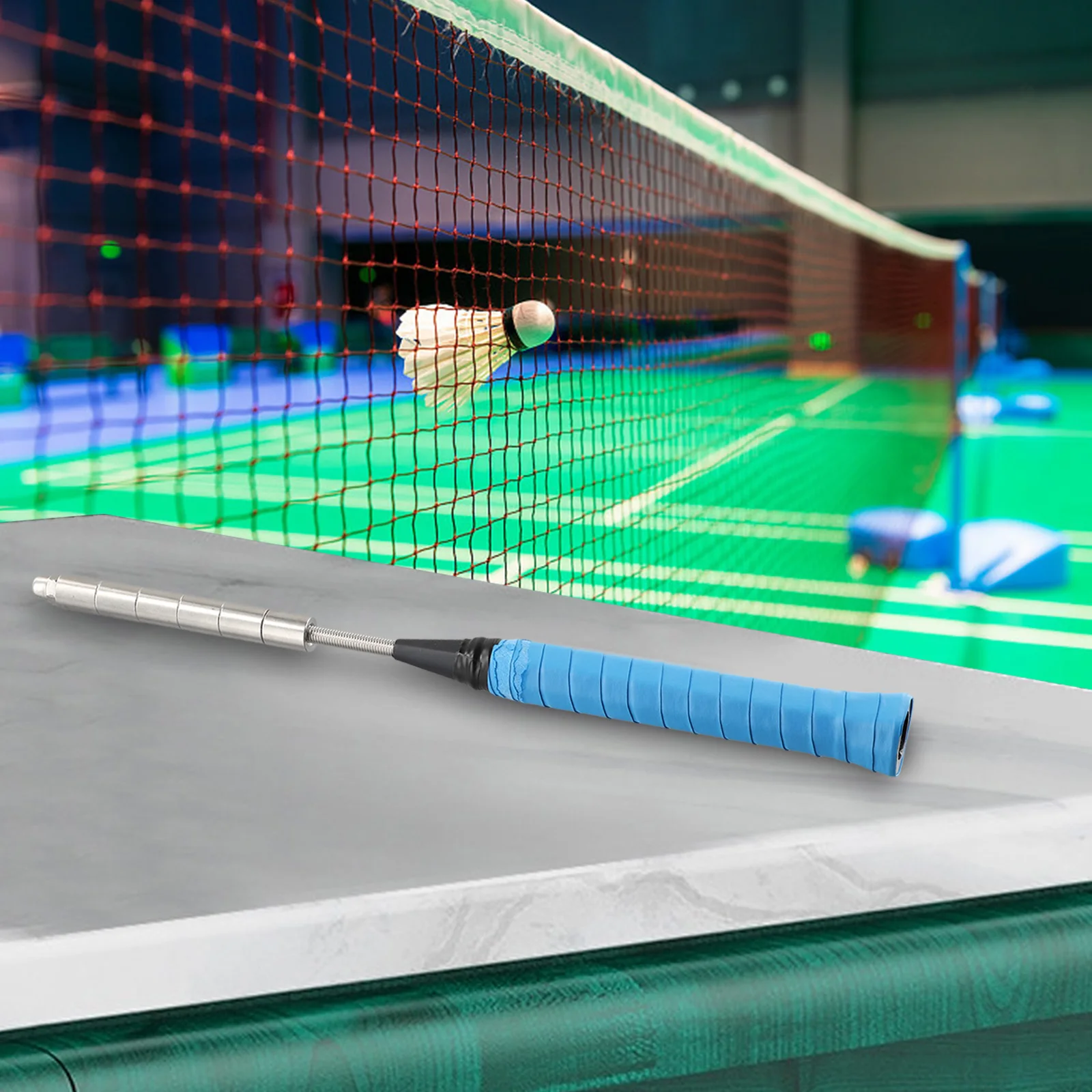 Racket Swing Trainer Effective Badminton Racket Swing Trainer with Detachable Weights for Strength and for impact Training