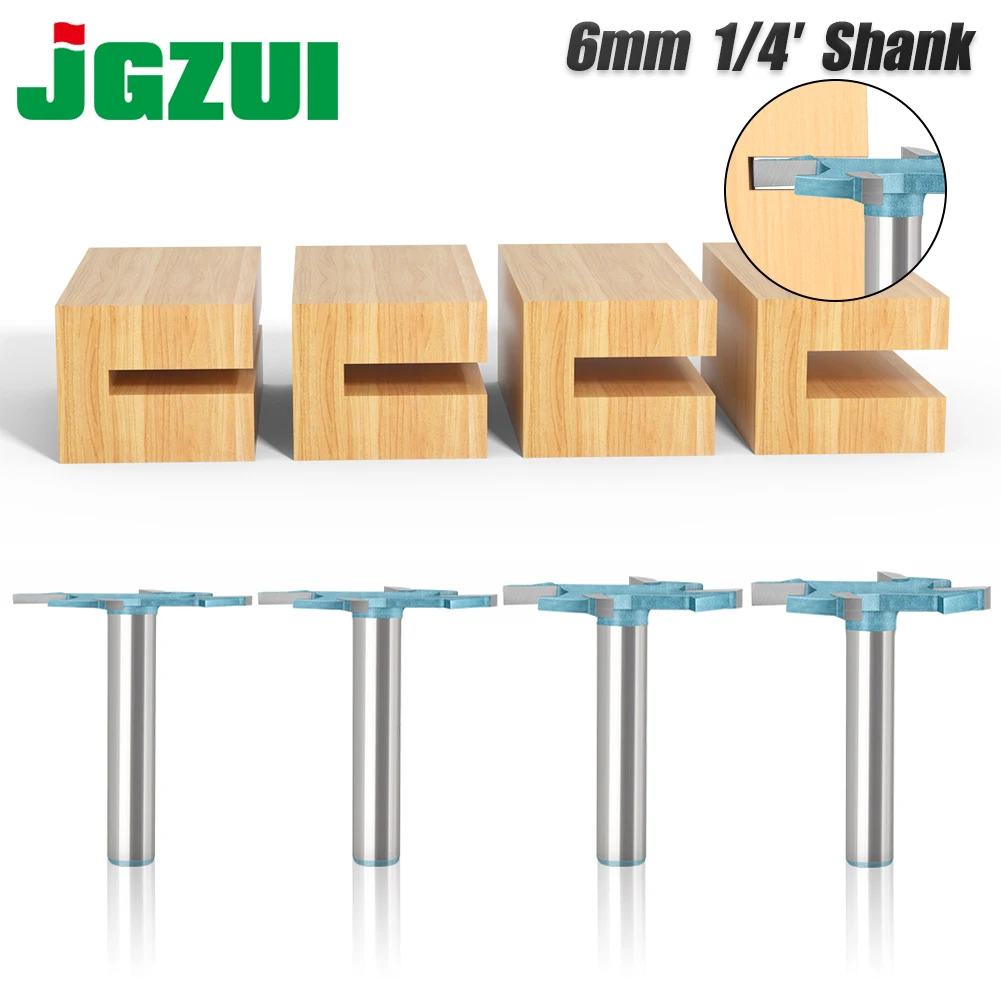 6mm 6.35mm Shank Router Bit  Milling Cutter Milling Cutter For Wood Metal Carbide Router Bits Woodworking Tools 6mm Cutter Dia