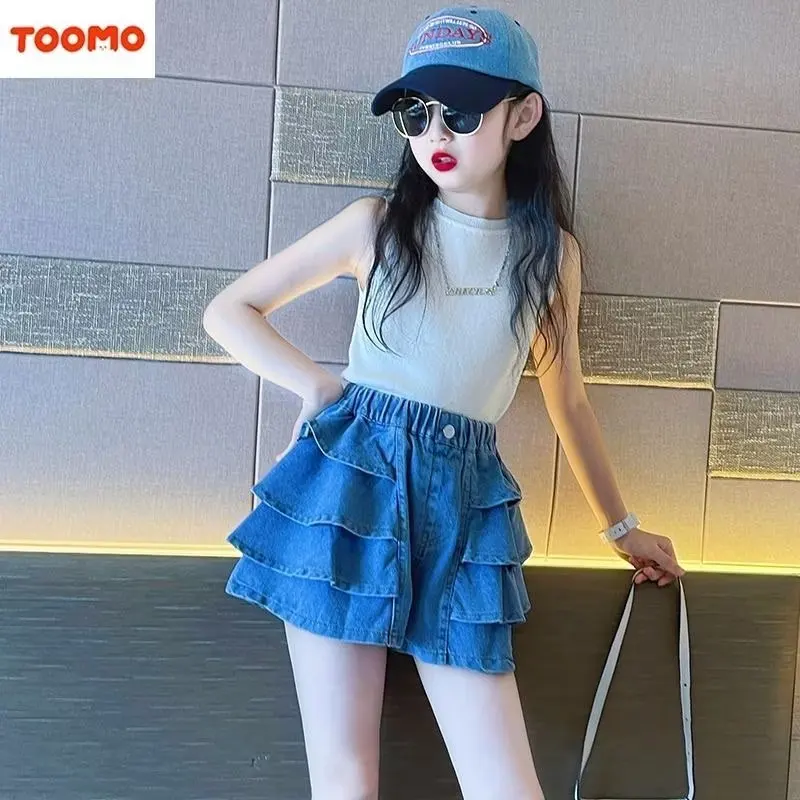 New Kids Girls Clothes shorts Summer Girl Denim shorts Girl Outfits Baby Girls Clothing 4 5 710 to 12 year