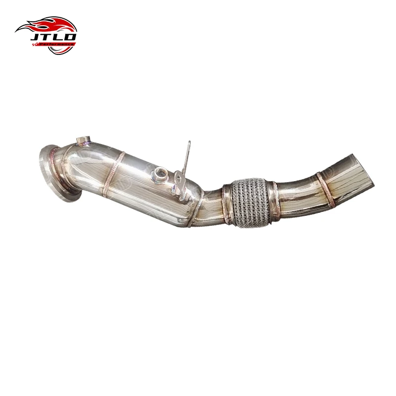 Stainless Steel Straight Pipe Exhaust Downpipe For BMW B38 318i F20 F21 F52 116i 118i 1.5T