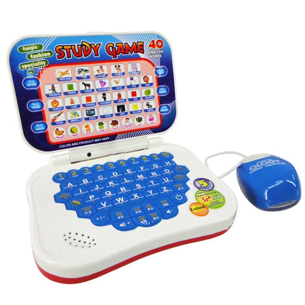 Multifunctional Bilingual Learning Machine for Kids Mini Laptop Computer Toy Baby Early Educational Toy Gift