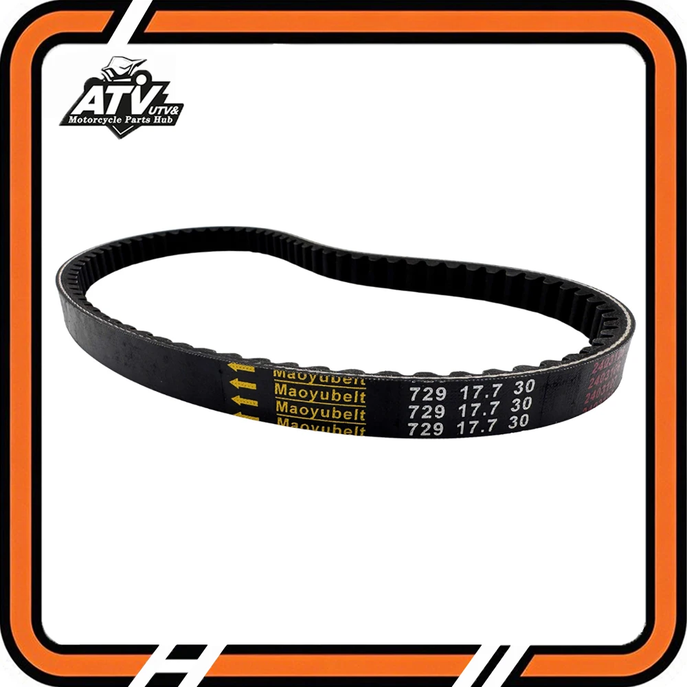 حزام محرك CVT 729x17.7x30 لـ Gy6 50 60 80cc سكوتر الدراجة الطويلة Keeway Minarelli Jonway Roketa Vento Vip 139QMB أجزاء