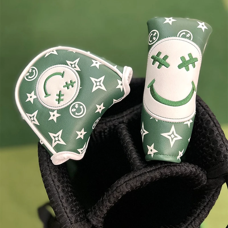 Golf Putter Head Covers Half Round  One Piece Putter Covers Protective Covers Magnetic