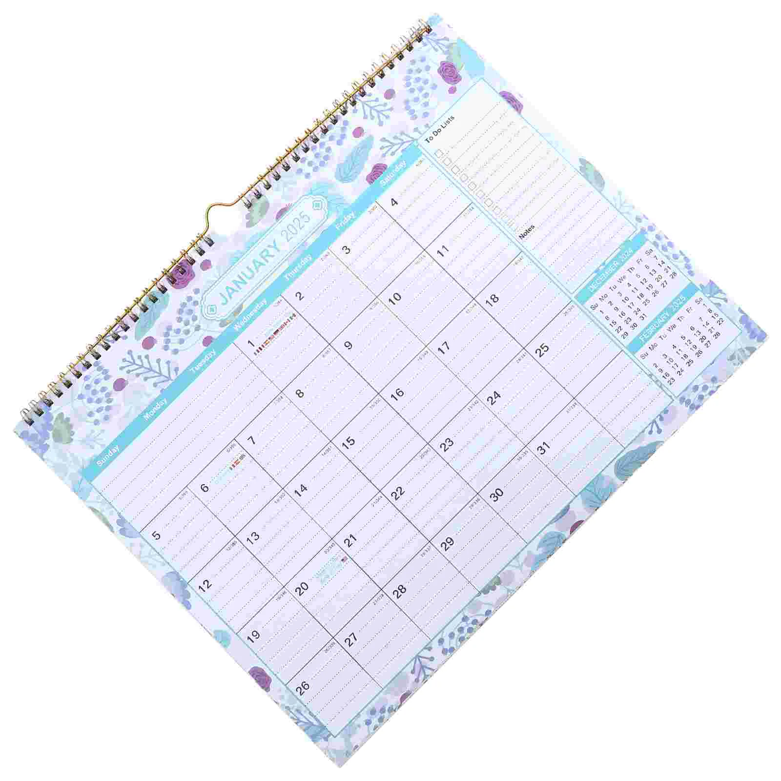 

2025 Wall Calendar January Months Large Hanging Daily Schedule Home Appointment Room Use Decorate