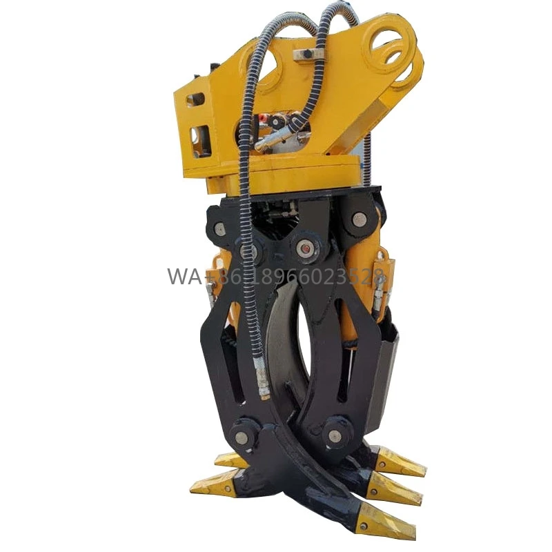 2025 ملحقات حفارة جديدة عالية الجودة دلو تصارع السجل الهيدروليكي/دلو تصارع